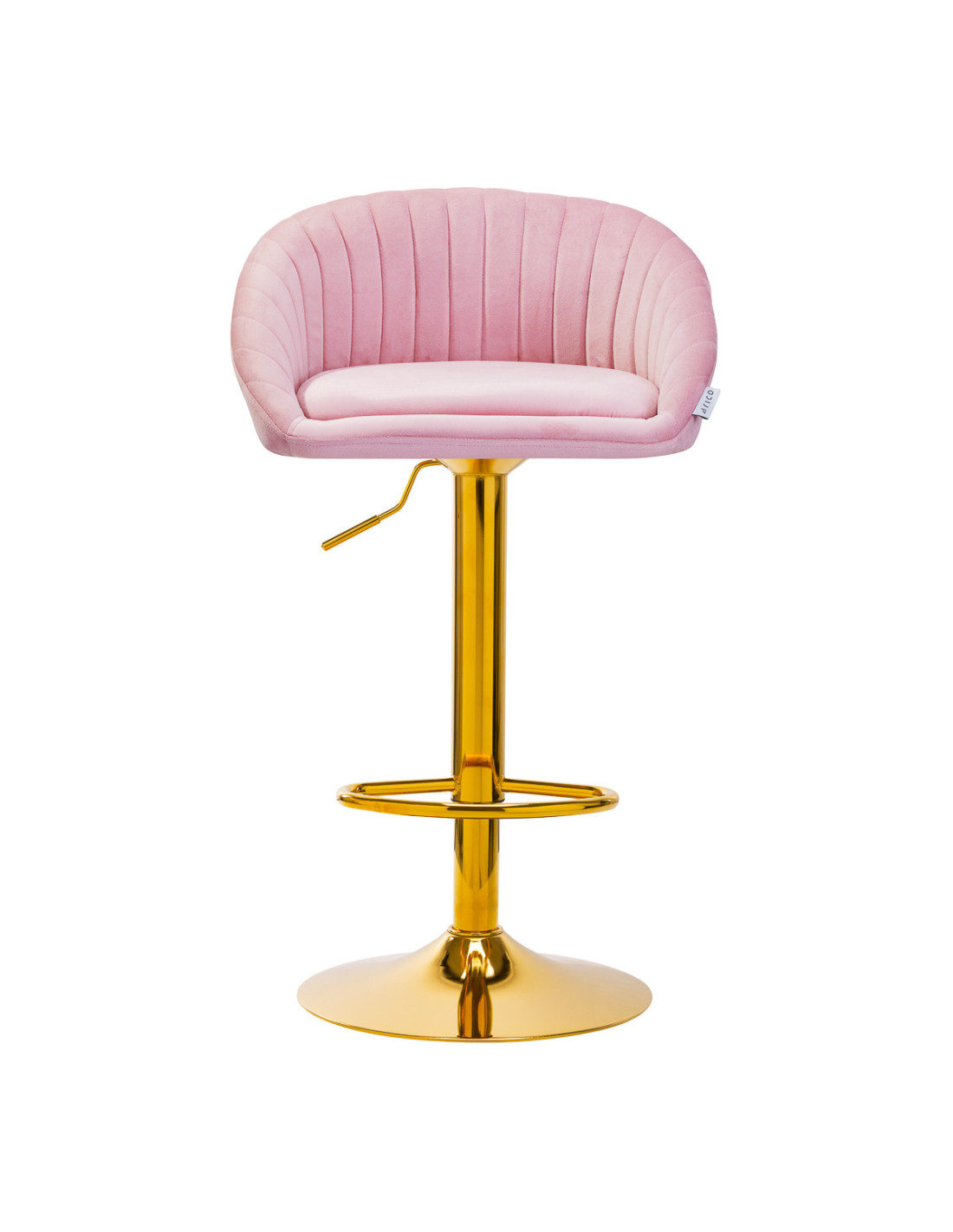 4Rico Hoker barowy QS-B16G aksamit różowe 