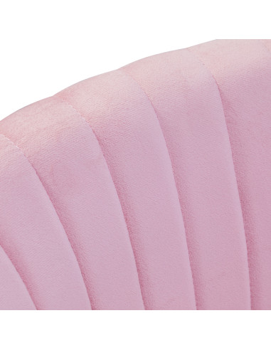 4Rico Hoker barowy QS-B16G aksamit różowe 