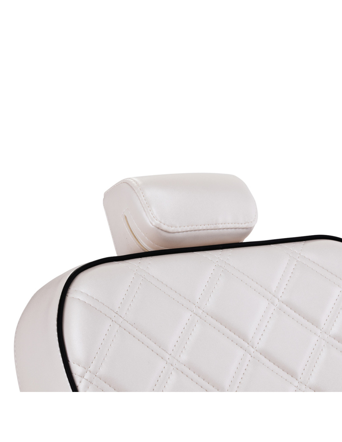 Fotel fryzjerski Eleganzo Pearl White – czysty design i profesjonalny komfort