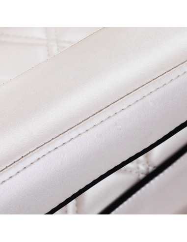 Fotel fryzjerski Eleganzo Pearl White – czysty design i profesjonalny komfort