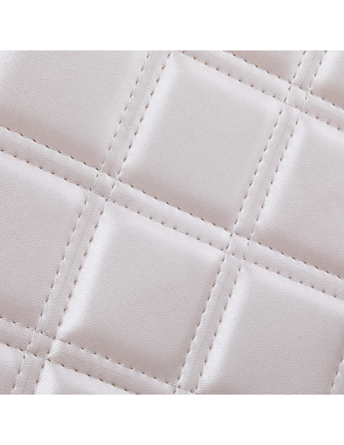 Cadeira de barbeiro Eleganzo Pearl White – Design puro e conforto profissional