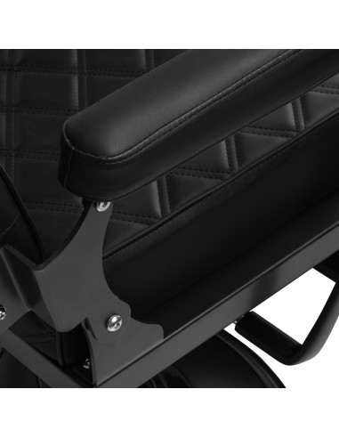 Fauteuil Barbier Professionnel Eleganzo Noir Extra 