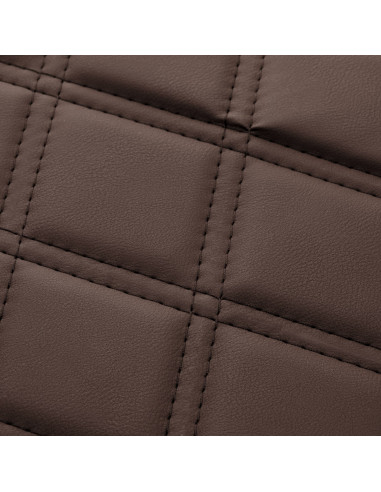 Silla de barbero Eleganzo marrón y negra: estilo auténtico y estructura sólida