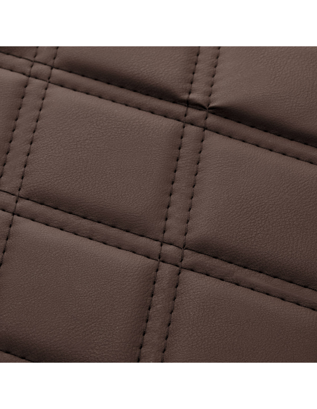 Silla de barbero Eleganzo marrón y negra: estilo auténtico y estructura sólida