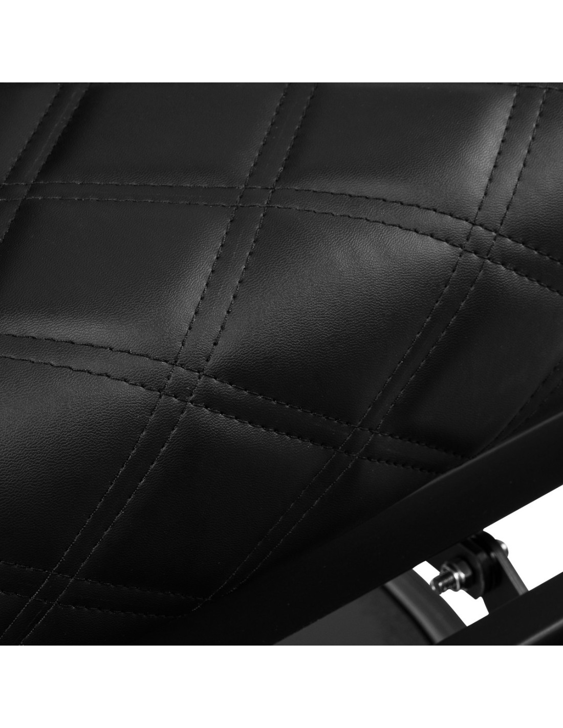 Cadeira de barbeiro Eleganzo Black – Versão com encosto de cabeça embutido