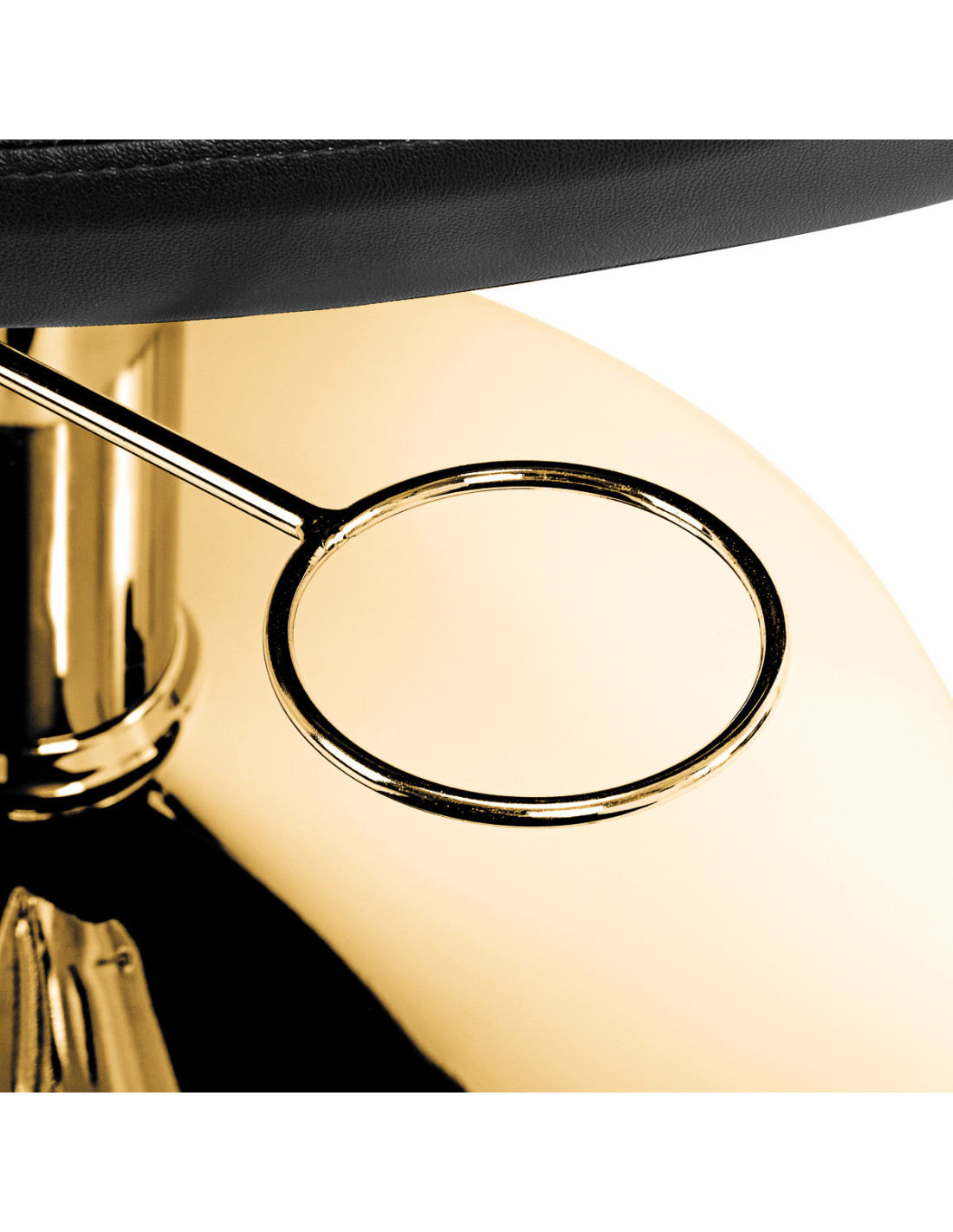 Prestigio Kappersstoel Zwart & Goud 