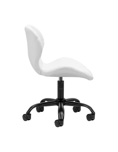 Elegancia witte cosmetische kruk 