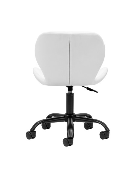 Elegancia witte cosmetische kruk 