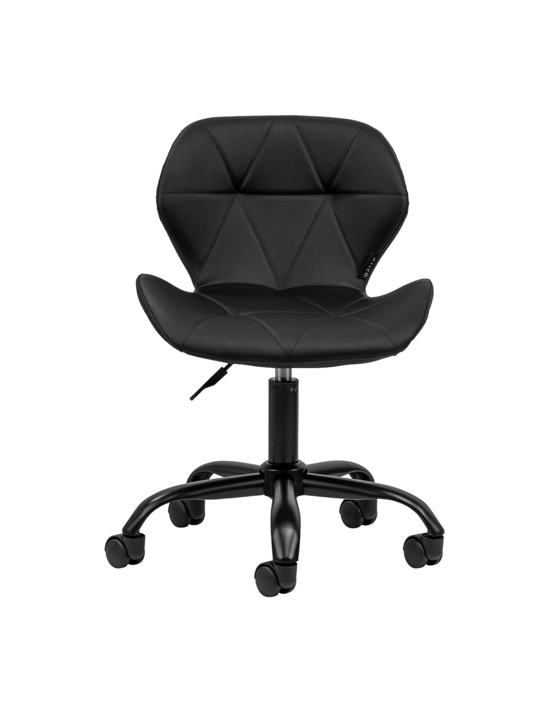 Schwarzer Kosmetikhocker Elegancia 