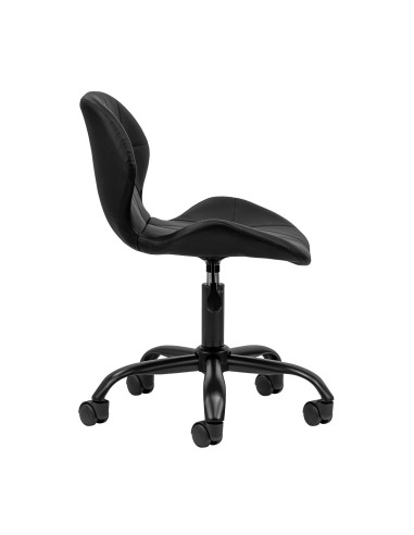 Elegancia zwarte cosmetische kruk 