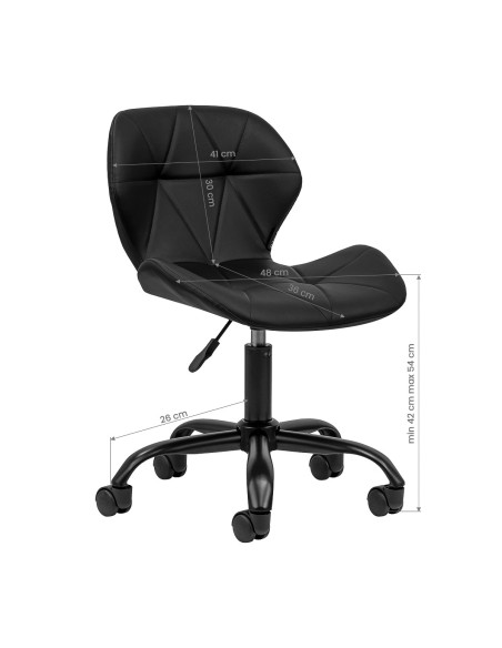 Tabouret Cosmétique Elegancia Noir 