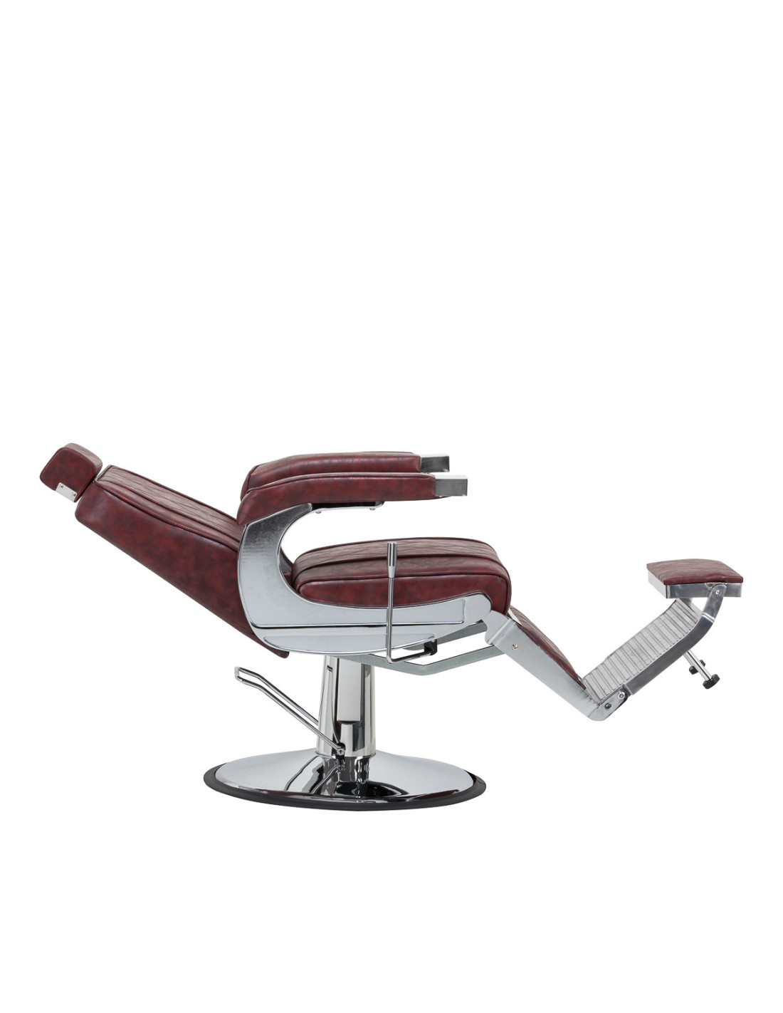 Diamond Steel Bordeaux Barber chair – Elegance & Power Chrome 