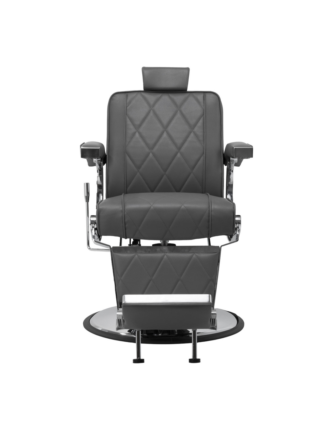 Fauteuil Barbier Diamond Steel Gris – Design Moderne & Ergonomie Pro 