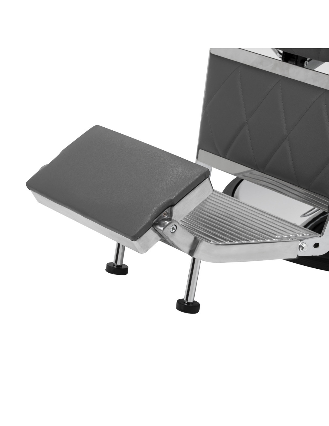 Diamond Steel Grey Barber chair – Modern Design & Professional Ergonomics 