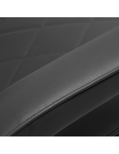 Sillón de barbero de acero gris diamante: diseño moderno y ergonomía profesional 