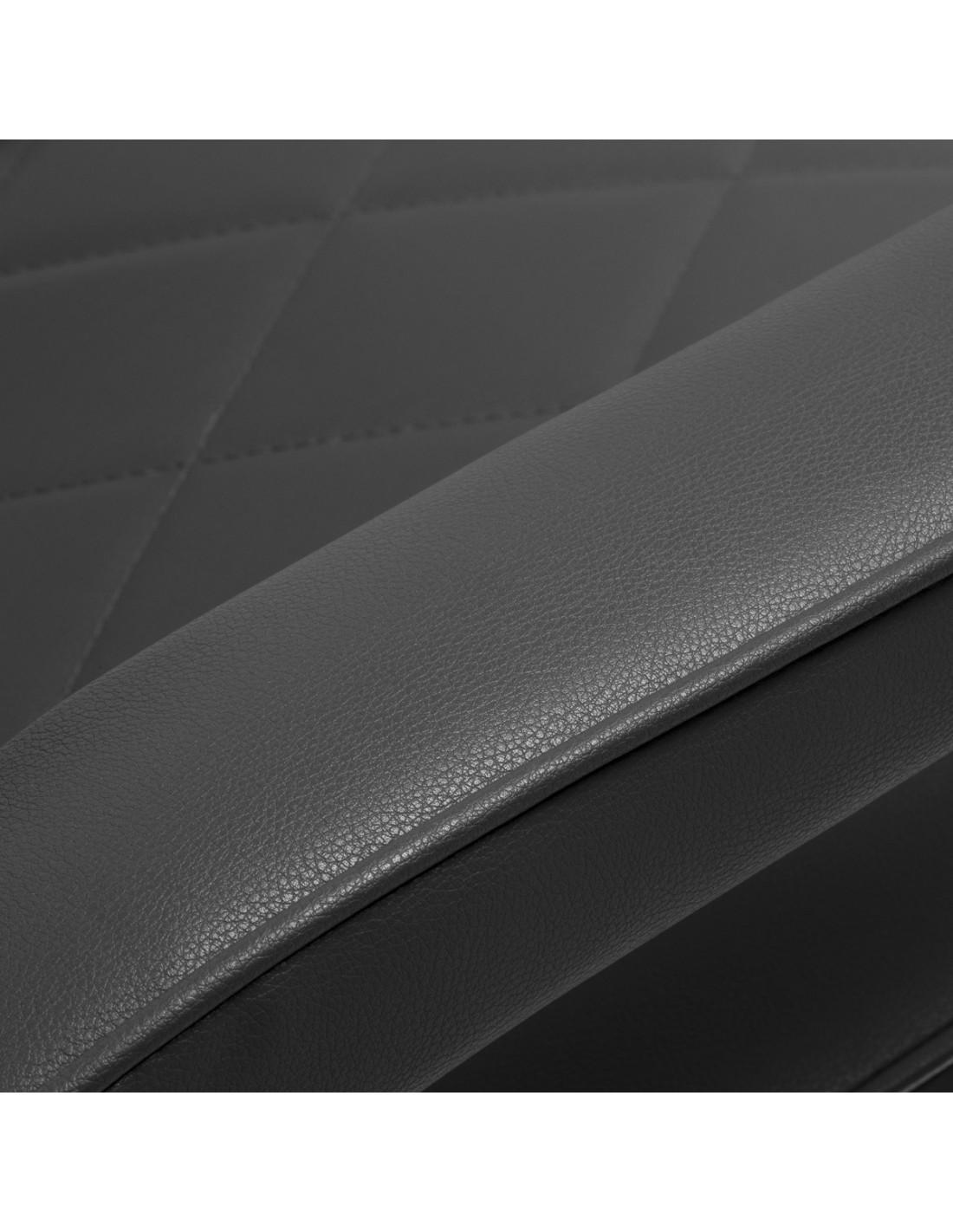 Sillón de barbero de acero gris diamante: diseño moderno y ergonomía profesional 