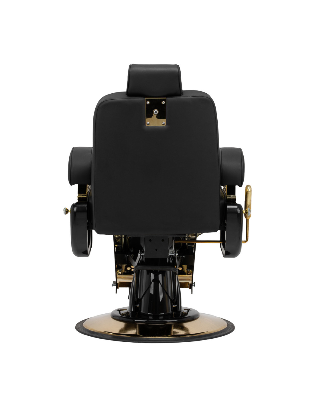 Black Empire Gold Barber chair – Prestige Throne for Professional Salons 