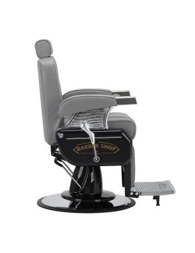 Majestic Silver Barber chair GREY – Elegance & Professional Performance 