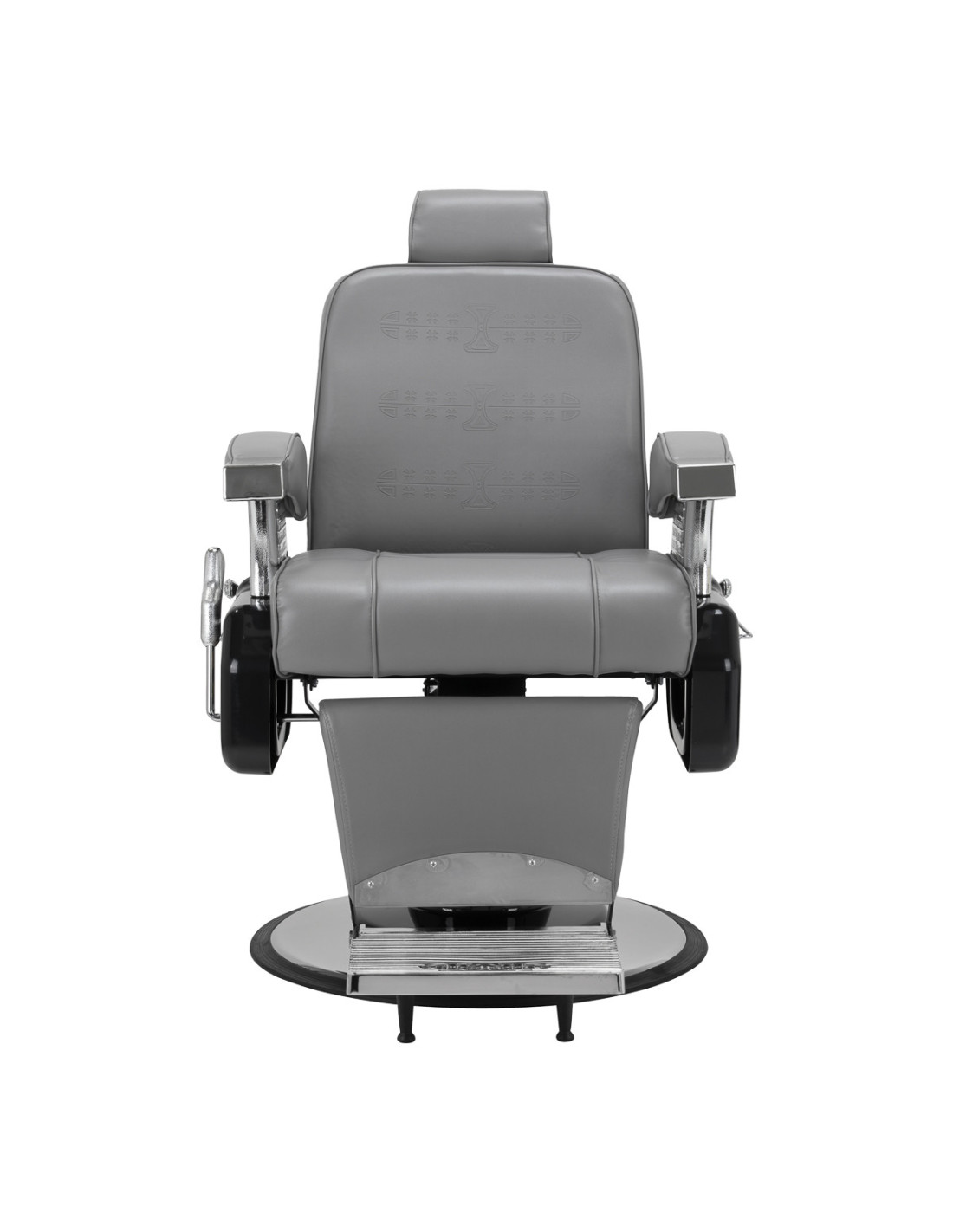 Fauteuil Barbier Majestic Silver GRIS – Élégance & Performance Pro 