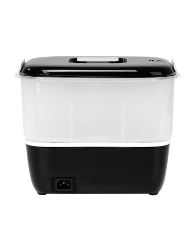 Vista traseira do aquecedor de toalhas Thermal Luxe