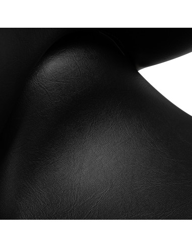 Banqueta Élégance Pro Lux com vista em couro sintético preto dourado