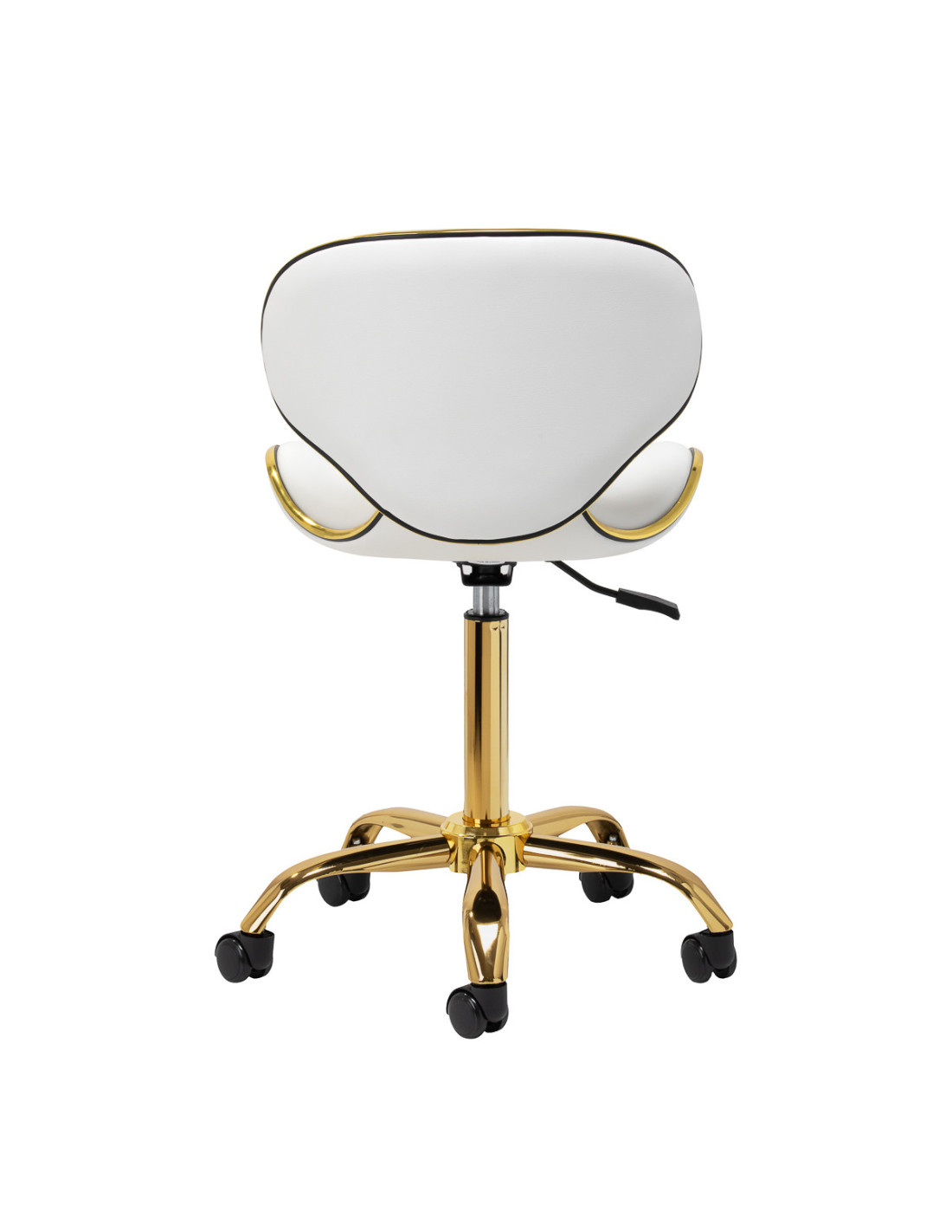 Elegance Pro Lux Hocker Weißgold Rückansicht