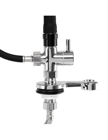 Bac a Shampoing Kit mitigeur robinet cascade bac coiffure 