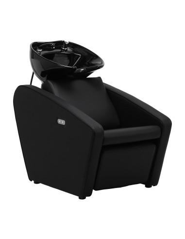 Shampoo Basin Emma Shampoo unit with black electric footrest 