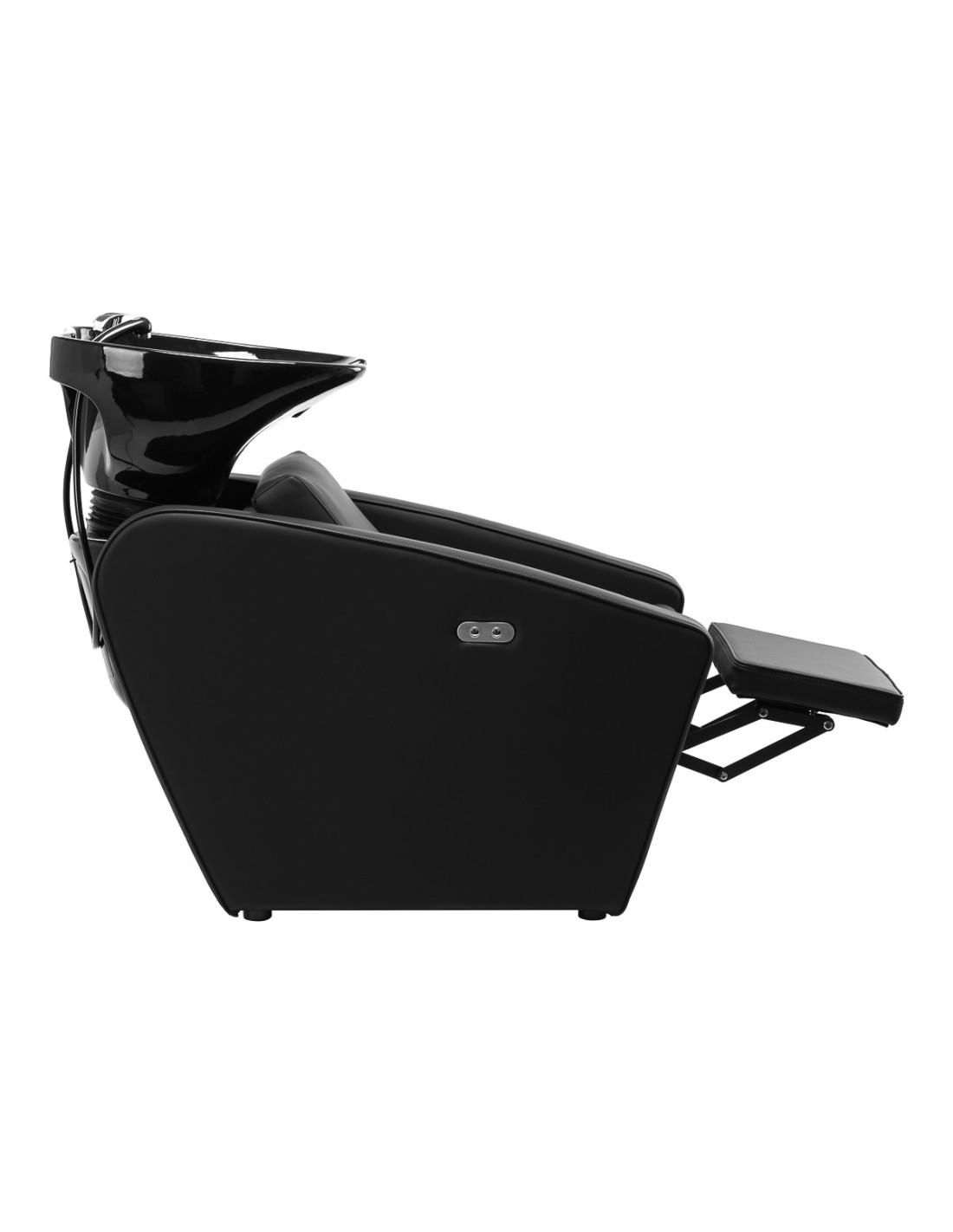 Shampoo Basin Emma Shampoo unit with black electric footrest 