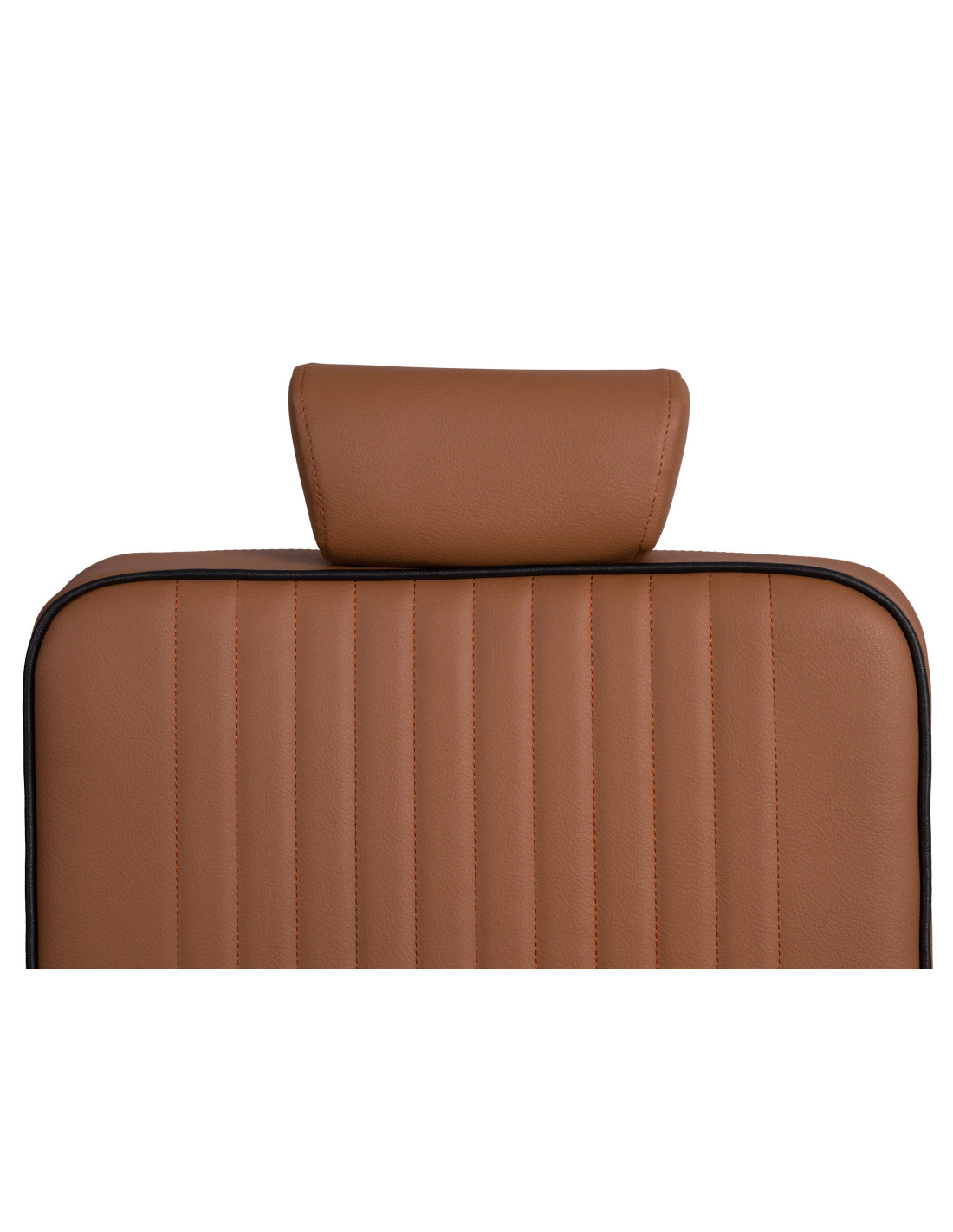 Sillón de barbero “Lecce Caffè”: marrón vintage y elegante comodidad