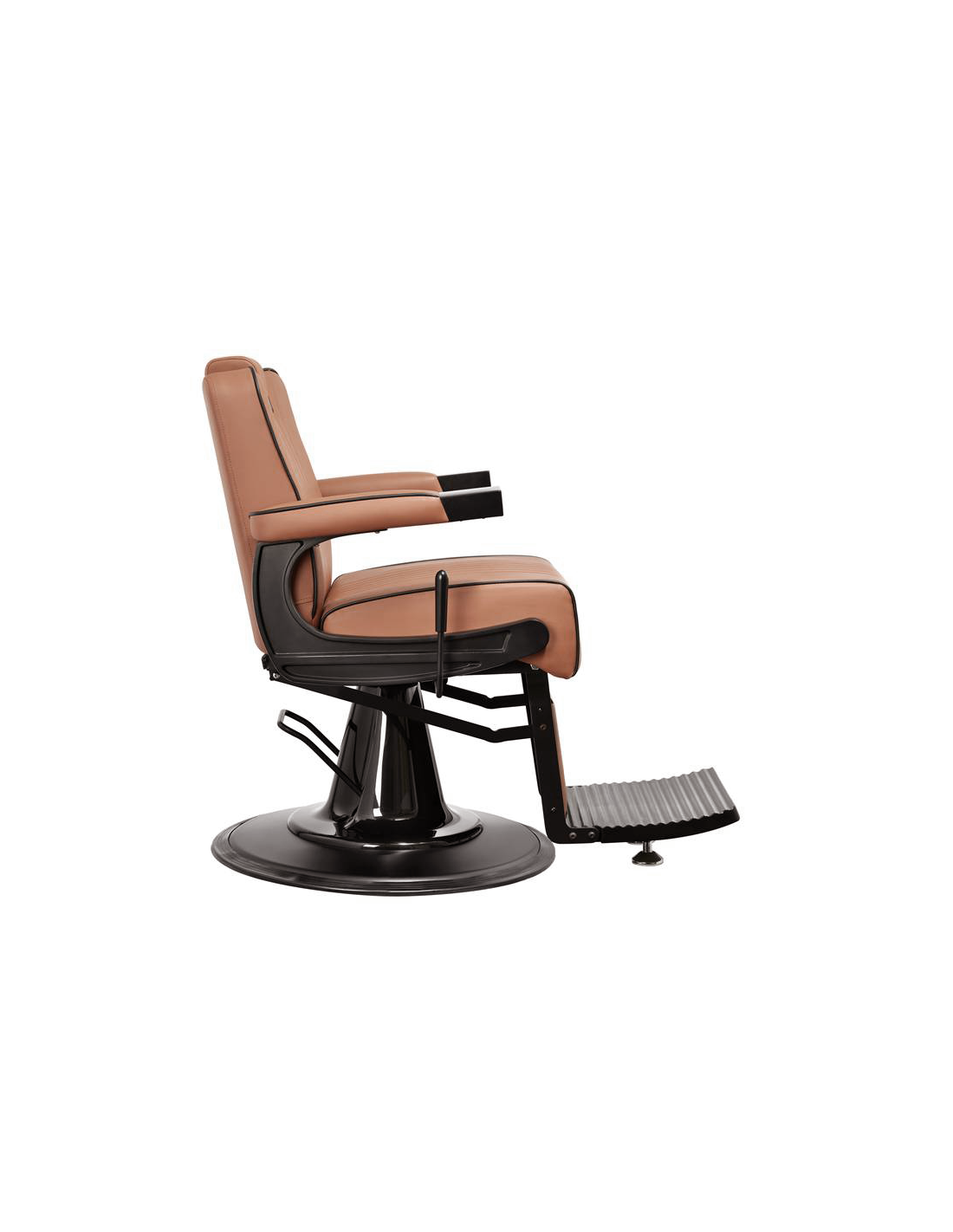 “Lecce Caffè” Barber chair – Vintage Brown & Elegant Comfort 