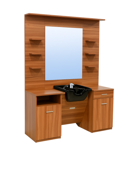 Mobiliario de barbería Poste Barber shop Arizona - Lavabo integrado