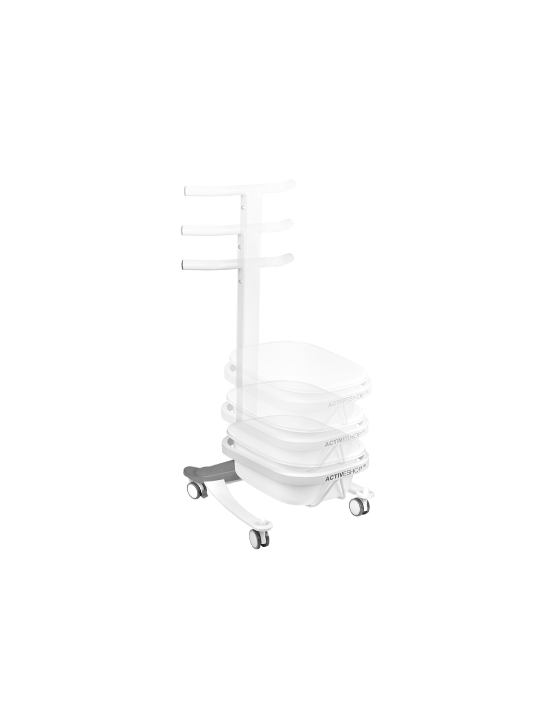 Bassine Bain Pieds Pédicure Lift sur Roulettes: Confort Moderne & Hygiène pour Centres Bien-Être