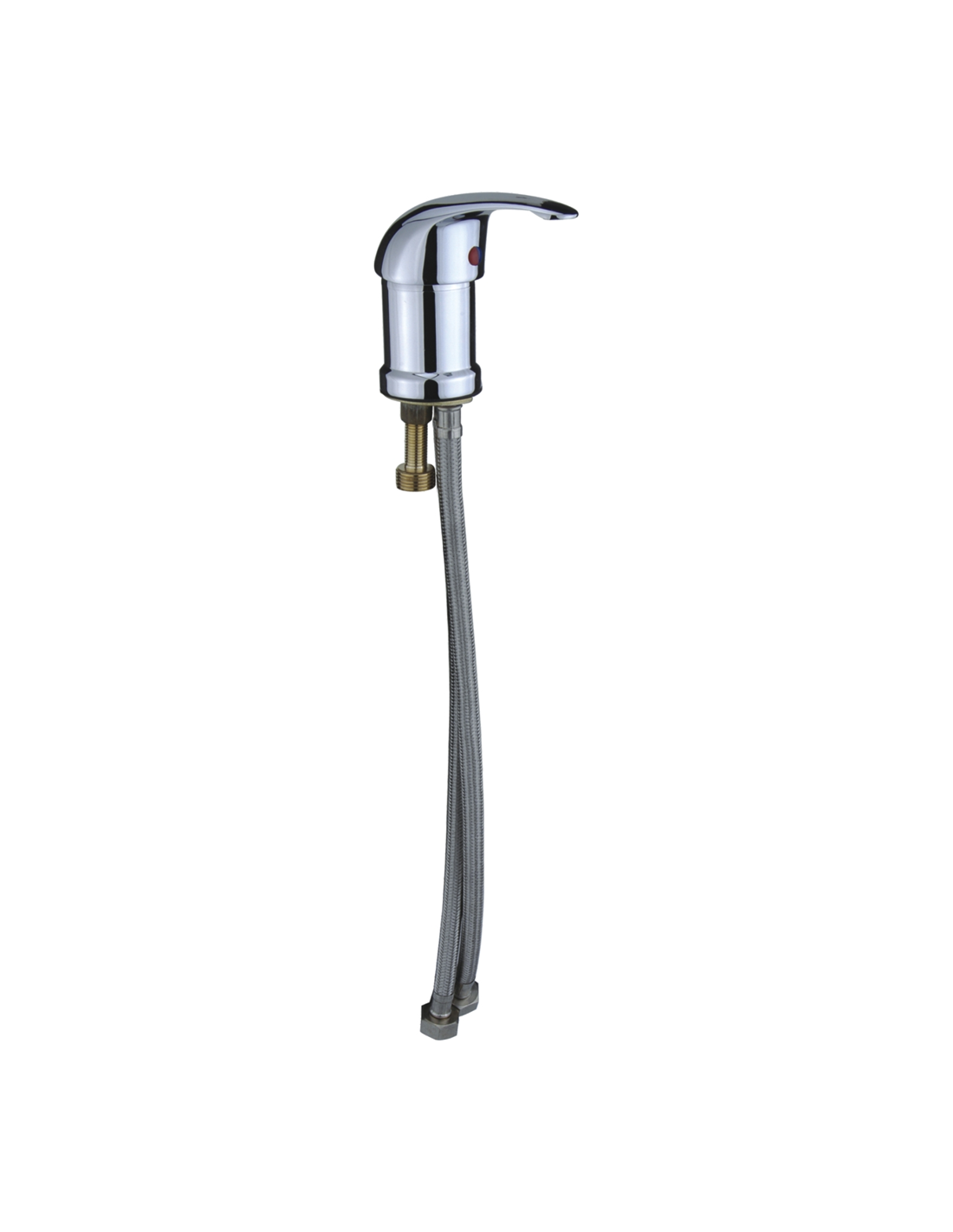 1681 stainless steel mixer with flexible hose for shampoo basins