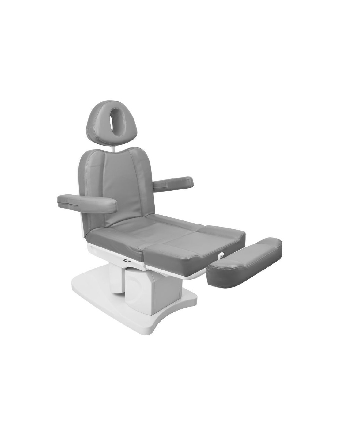 Sillón de belleza eléctrico Napoli 708A blanco con 4 motores Pro