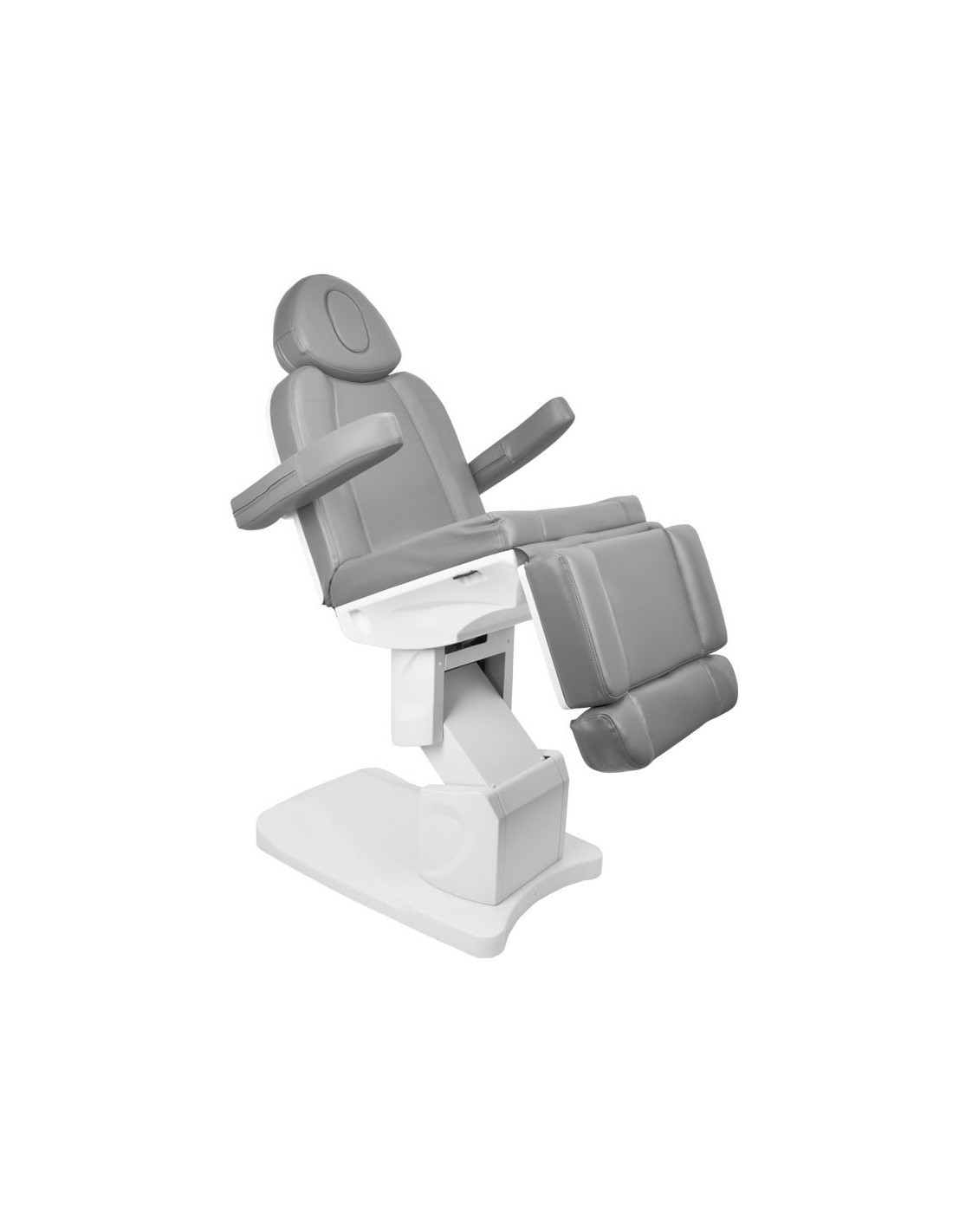 Sillón de belleza eléctrico Napoli 708A blanco con 4 motores Pro