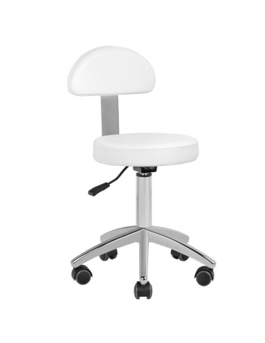 Fauteuil Électrique Esthétique Firenze Lux 273B Blanc Bois 3 Moteurs Pro + Tabouret 