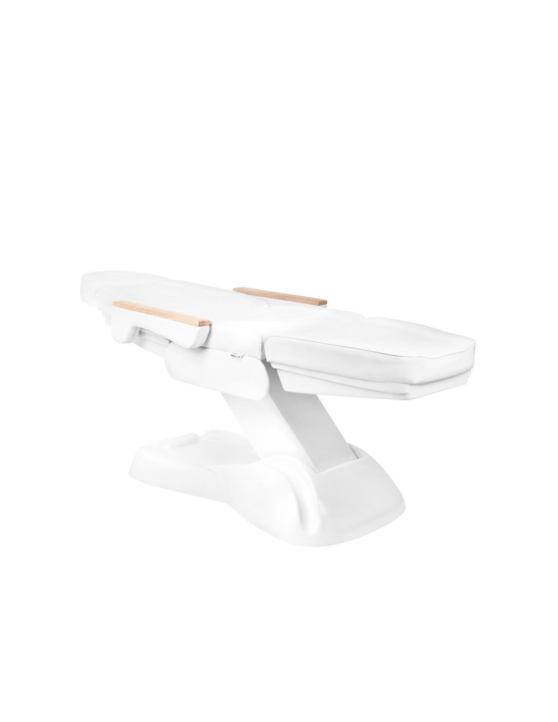 Firenze Lux 273B Electric Aesthetic Armchair White Wood 3 Pro Motors + Stool