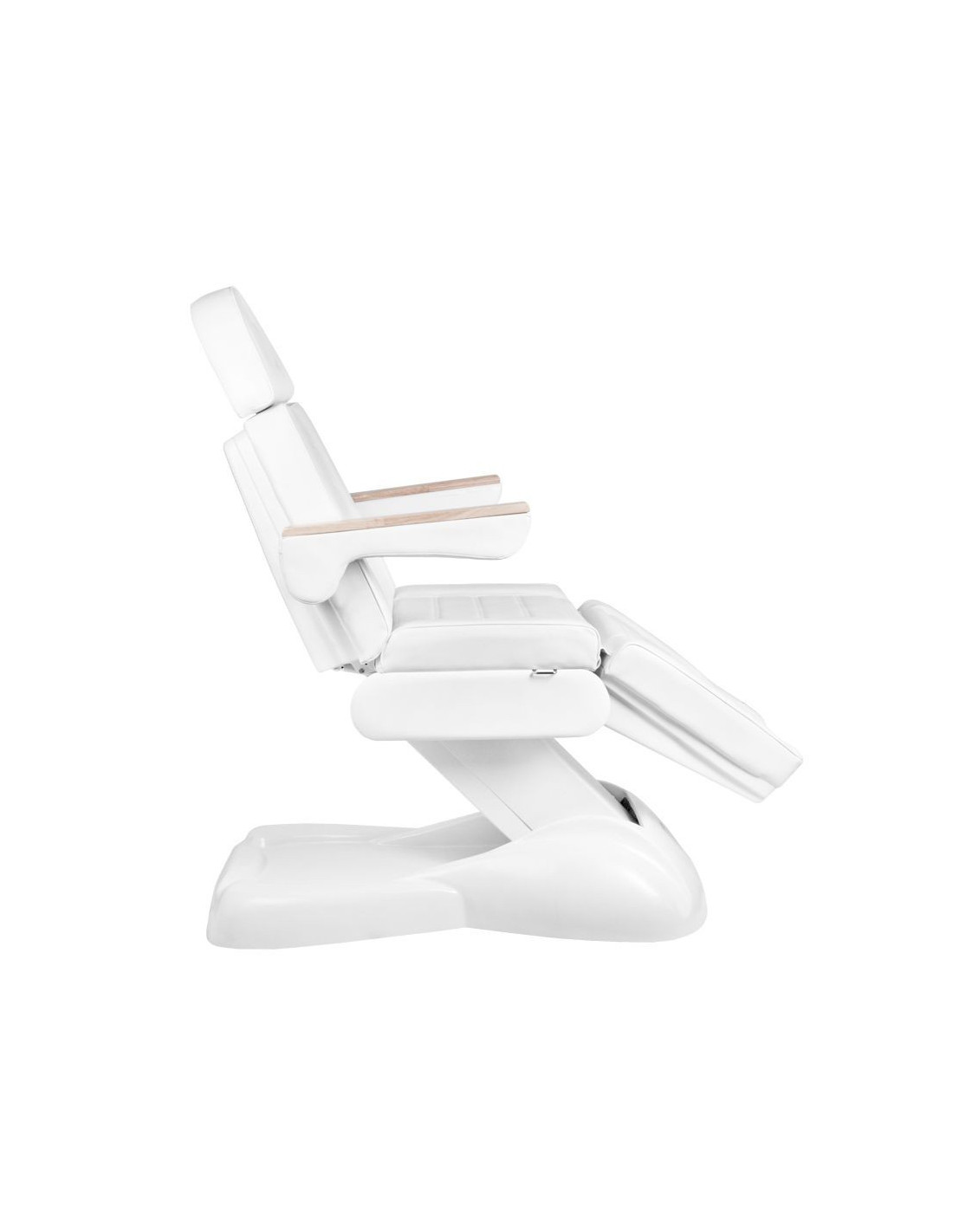 Firenze Lux 273B Electric Aesthetic Armchair White Wood 3 Pro Motors + Stool