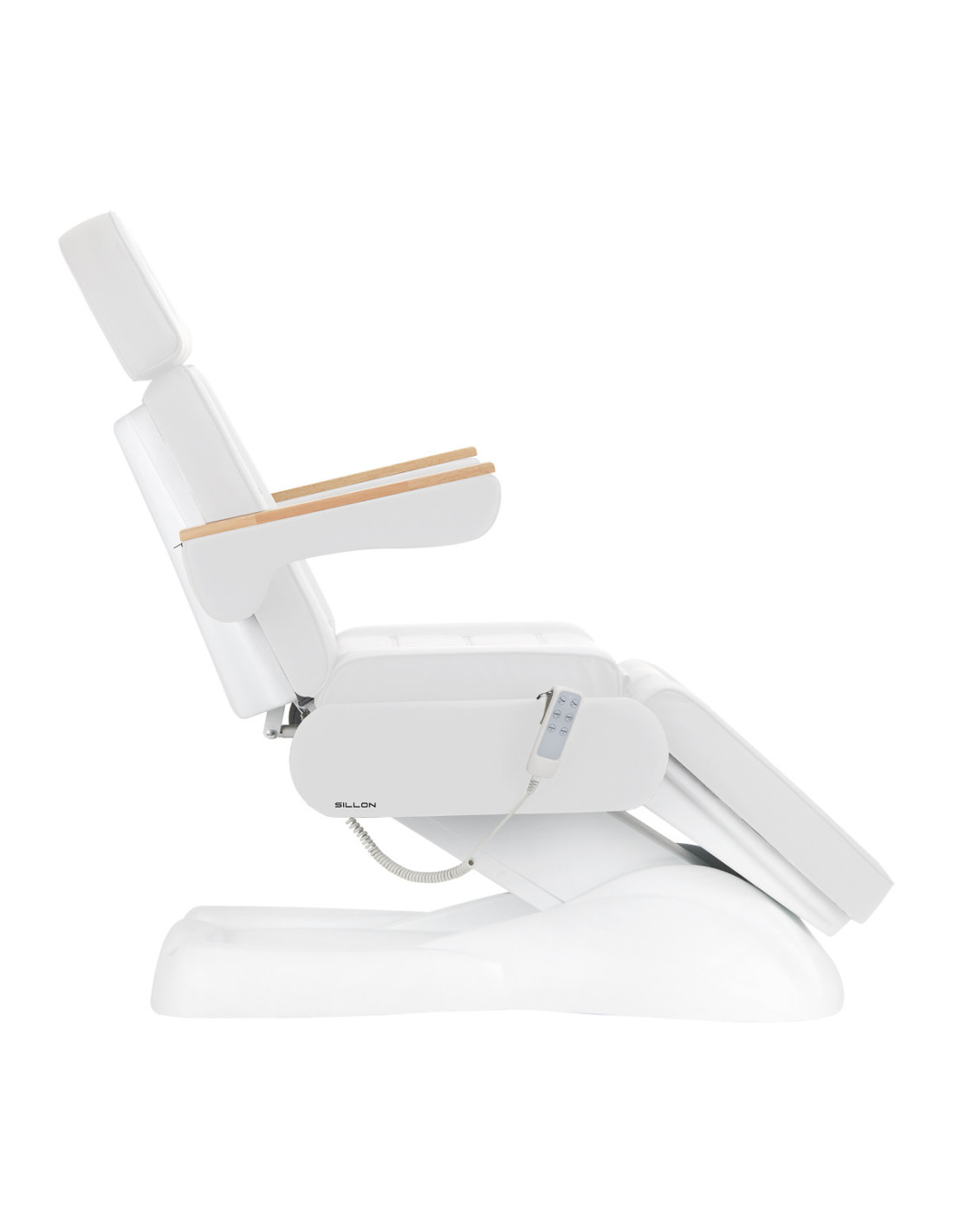 Firenze 273B Electric Aesthetic Armchair White Wood 3 Motors Pro