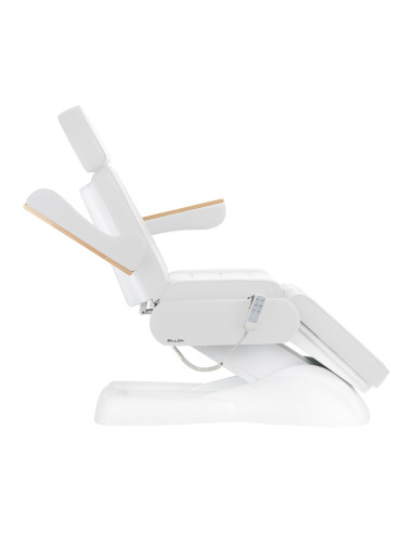 Fauteuil Électrique Esthétique Firenze 273B Blanc Bois 3 Moteurs Pro 