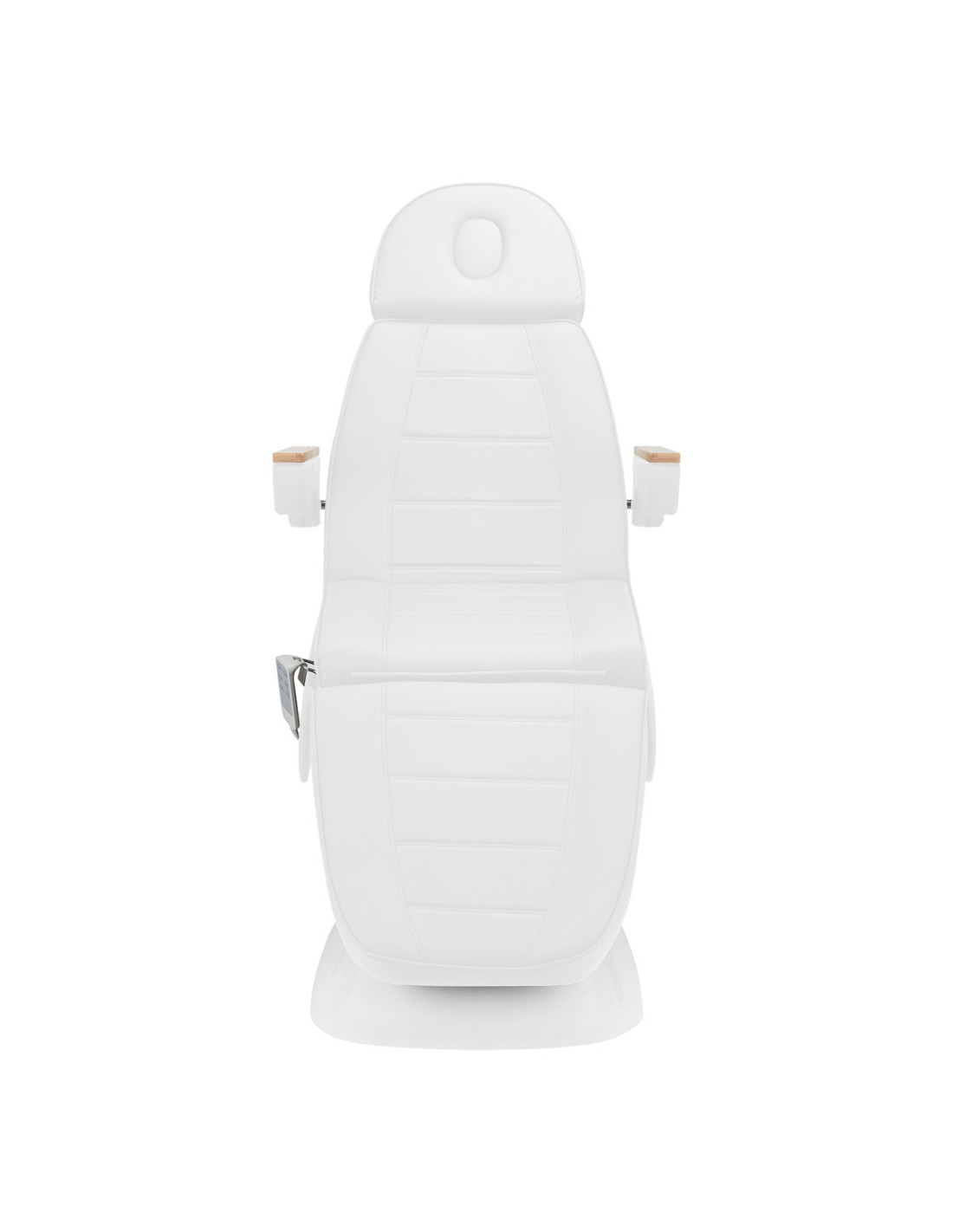 Poltrona estetica elettrica Firenze 273B in legno bianco 3 motori Pro