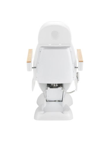 Fauteuil Électrique Esthétique Firenze 273B Blanc Bois 3 Moteurs Pro 