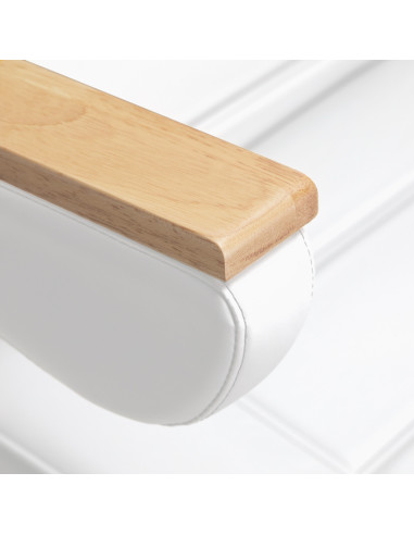 Sillón Estético Eléctrico Firenze 273B Madera Blanca 3 Motores Pro