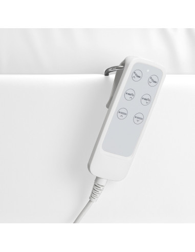 Fotel elektryczny Firenze 273B, biały, drewno, 3 silniki, Pro