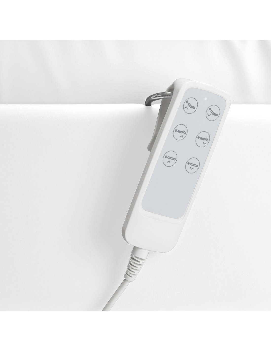 Poltrona estetica elettrica Firenze 273B in legno bianco 3 motori Pro