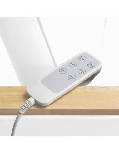 Sillón Estético Eléctrico Firenze 273B Madera Blanca 3 Motores Pro