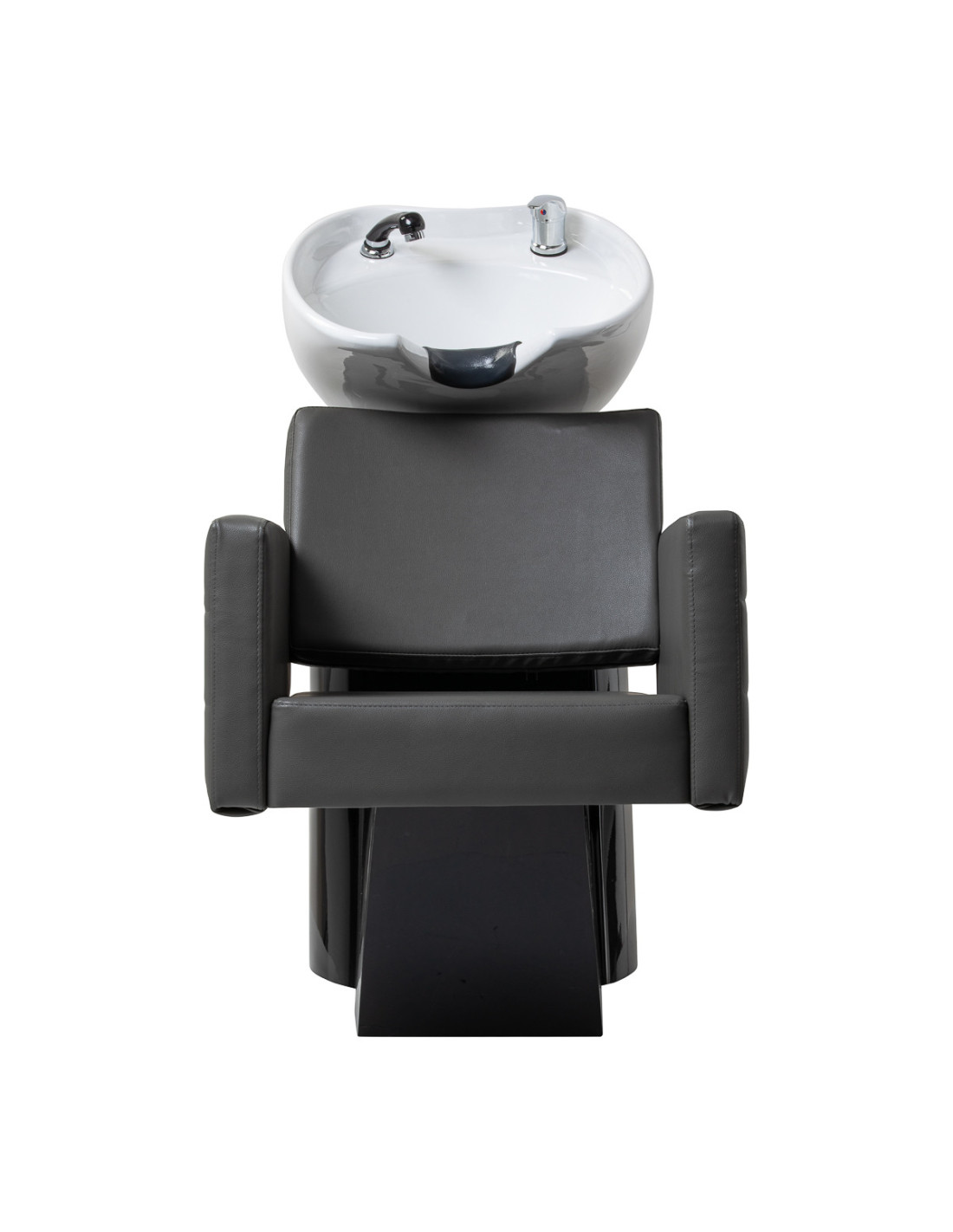 Bac a Shampoing Bac à shampoing CuboLine Gris céramique blanche Pro 