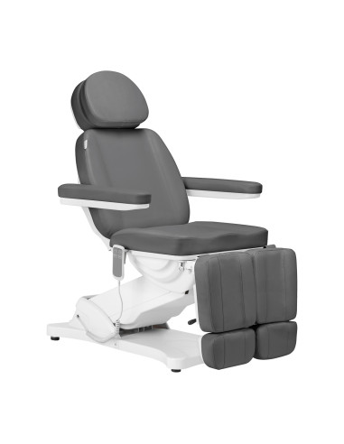 Torino Grijs & Wit 2-Motor Pro Esthetische Elektrische Fauteuil