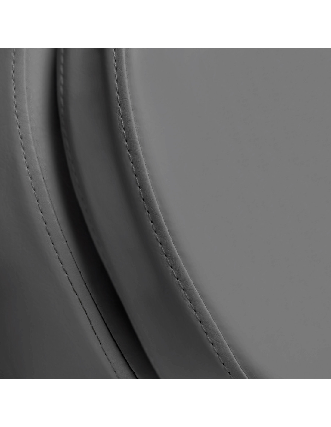 Poltrona elétrica estética profissional Torino cinza e branco com 2 motores